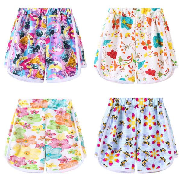 colorful girl boardshorts