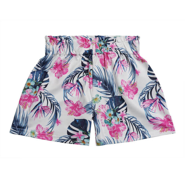 floral girl boardshorts