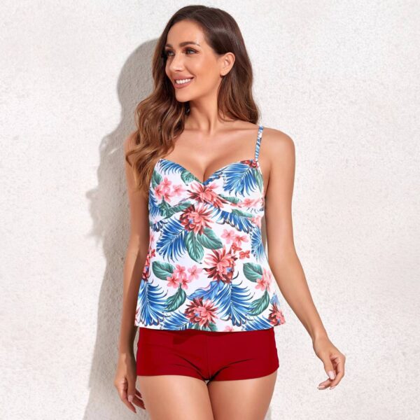 push up tankini women swimwear