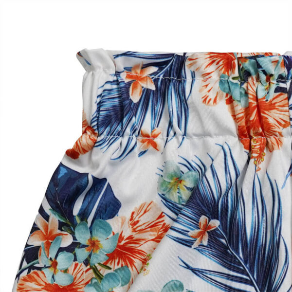 floral girl boardshorts