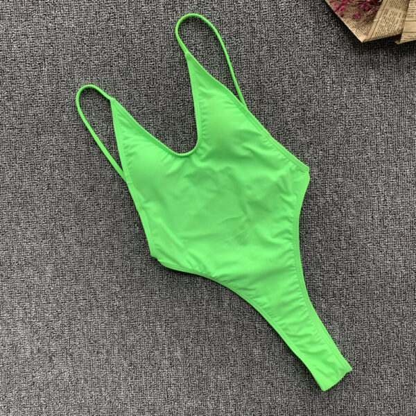 neon one piece swimsuit women swimwear