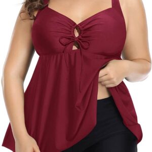plus size tankini women swimwear