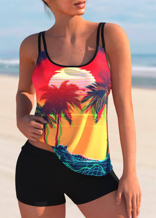 tankini with shorts women swimwear