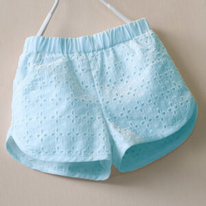 hollow pattern girl shorts