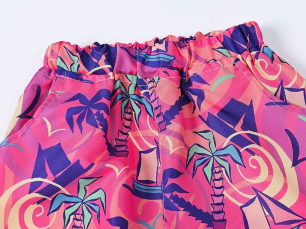 girl boardshorts with hat