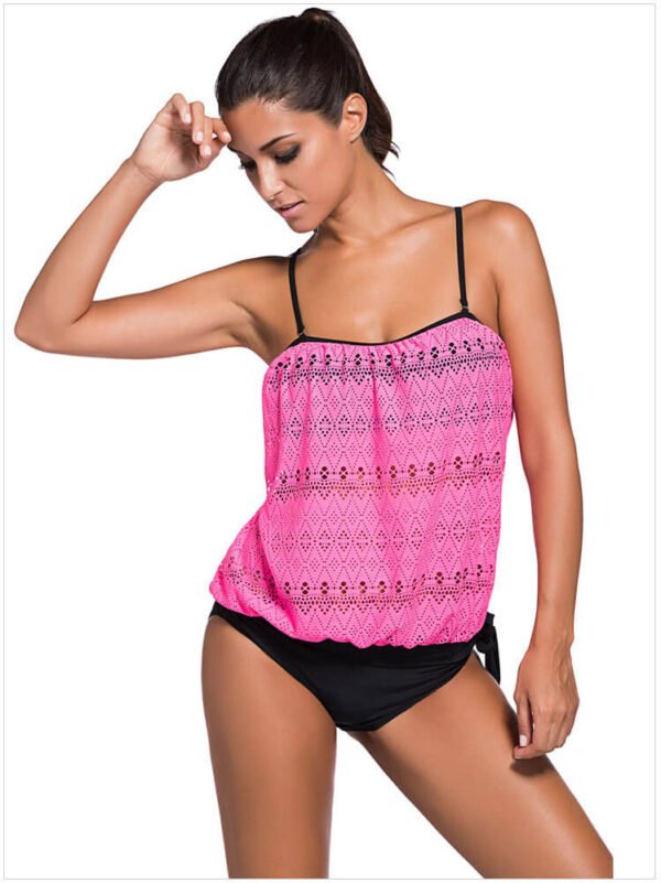 bandeau tankini women swimwear