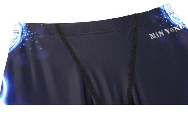 side print boy trainning swimwear