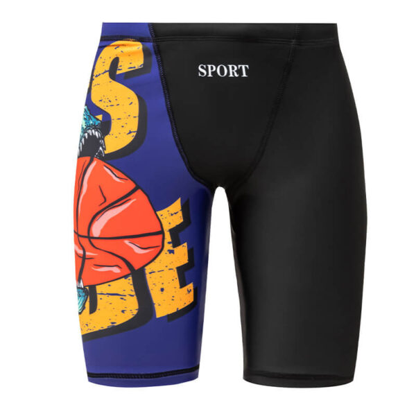 funny print boy trainning swimwear