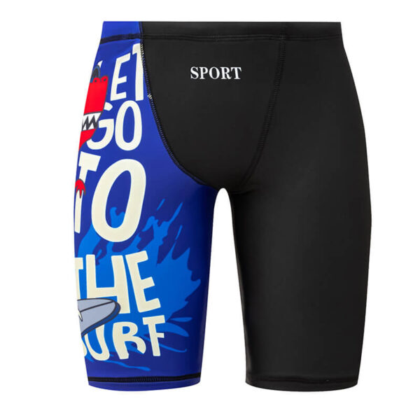 funny print boy trainning swimwear