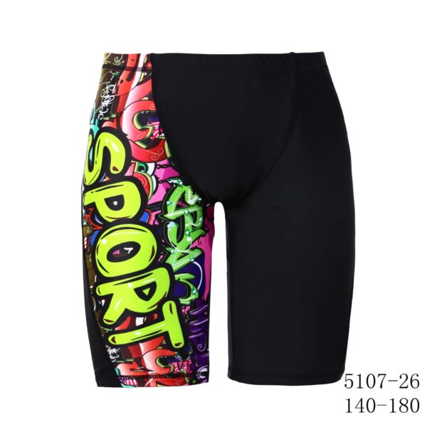 funny print boy trainning swimwear