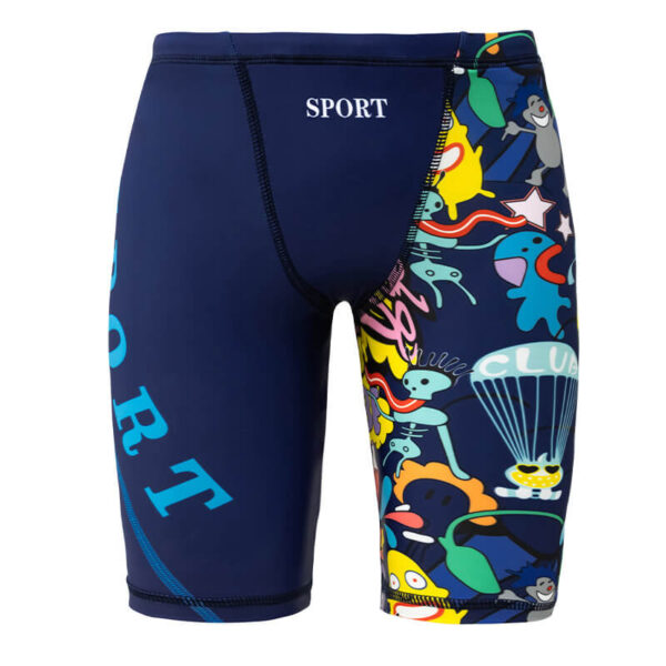 funny print boy trainning swimwear