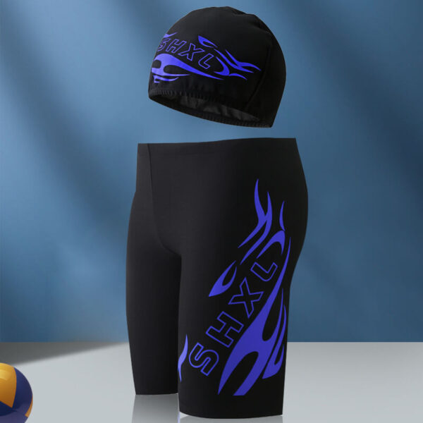 long and short boy trainning swimwear