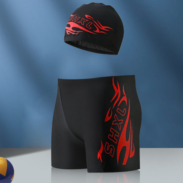 long and short boy trainning swimwear