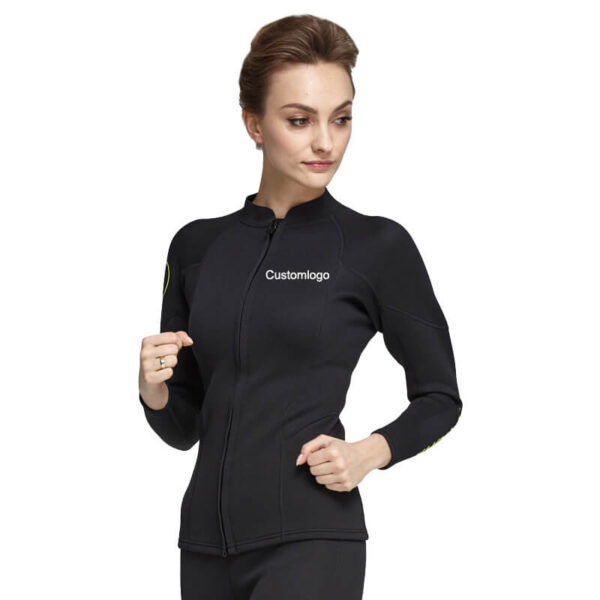2mm women 2 pices seperated wetsuit diving suit