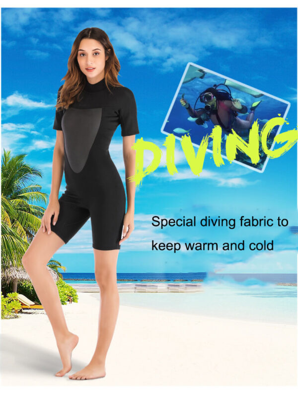 2mm women wetsuit diving suit