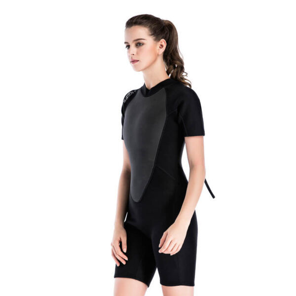 2mm women short sleeve wetsuit diving suit