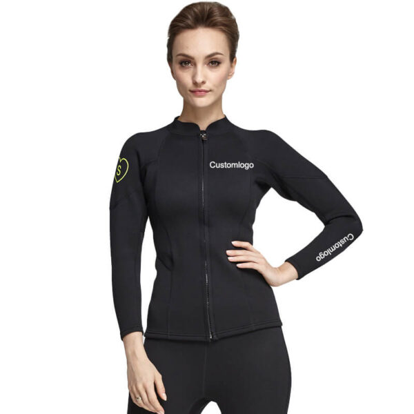 2mm women 2 pices seperated wetsuit diving suit