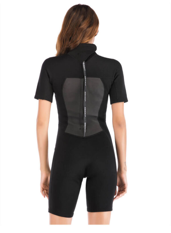 2mm women wetsuit with leather patch diving suit