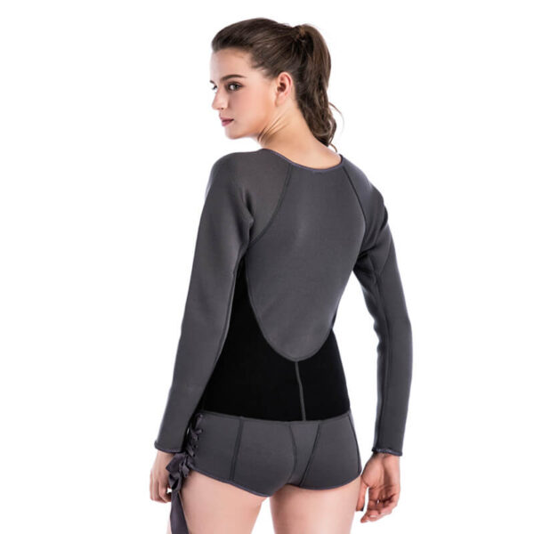 2mm women side time short leg wetsuit diving suit
