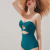 bandeau monokini swimsuit women swimwear