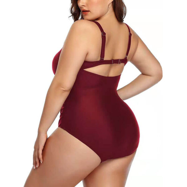 plus size monokini swimsuit women swimwear
