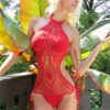 crochet monokini swimsuit women swimwear