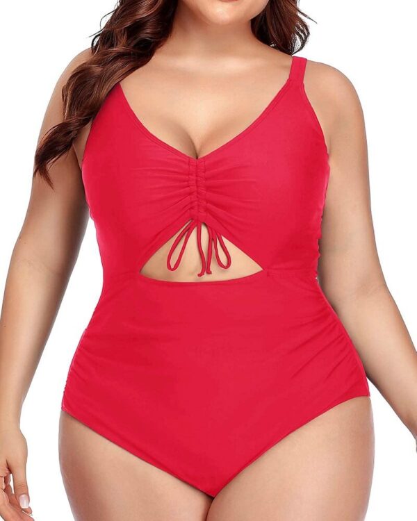 plus size monokini swimsuit women swimwear