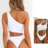 white monokini swimsuit women swimwear