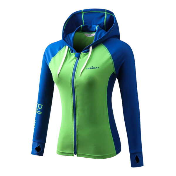 hooded / cap sleeve rash guard women's swimsuit
