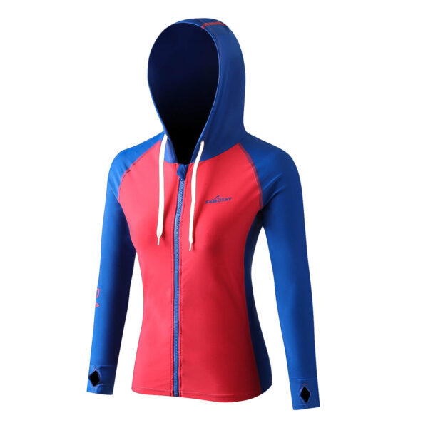 hooded / cap sleeve rash guard women's swimsuit