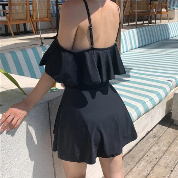 off shoulder swimdress swimsuit women swimwear