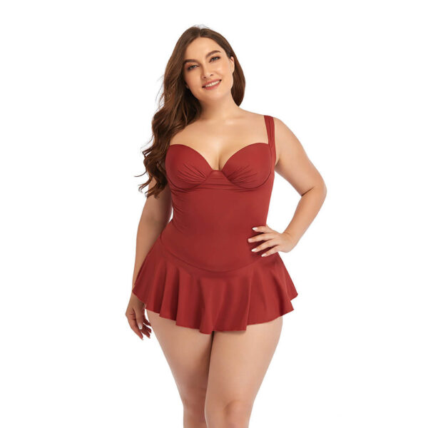 peplum swim dress swimsuit women swimwear
