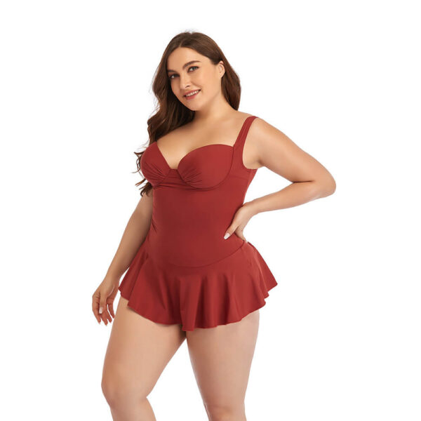 peplum swim dress swimsuit women swimwear