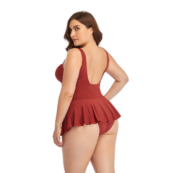 peplum swim dress swimsuit women swimwear