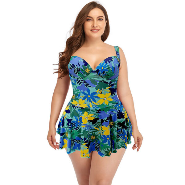 peplum swim dress swimsuit women swimwear