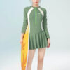 swimdresses with sleeves swimsuit women swimwear