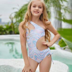 girls monokini swimwear one piece swimsuit