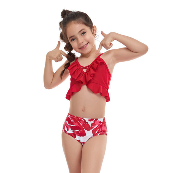 girls tankini swimsuit two pieces swimwear