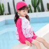 girls long sleeve floatsuit