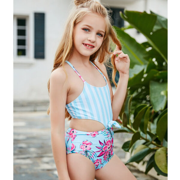 hawaii bikini one piece swimsuit for girls