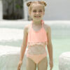 girls lace bikini one piece swimsuit
