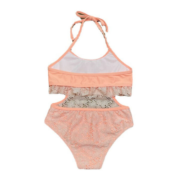 girls lace bikini one piece swimsuit
