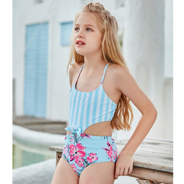 hawaii bikini one piece swimsuit for girls