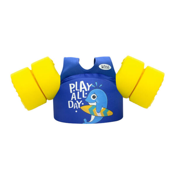 water park float kids swim cartoon sleeves arm ring children safety life vest