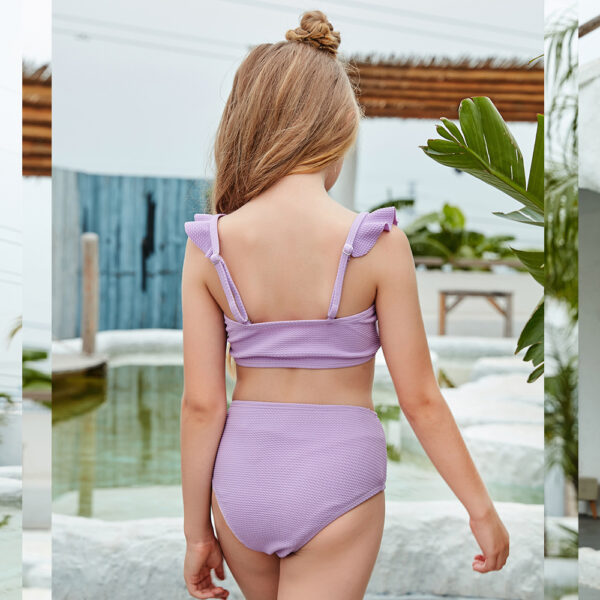 purple bikini one piece swimsuit for girls