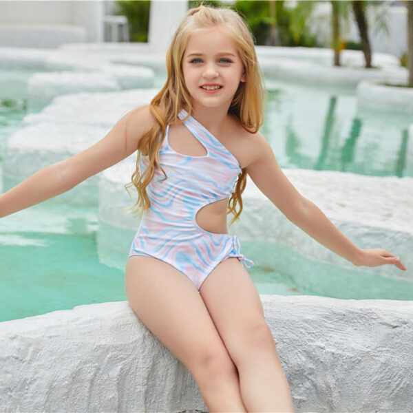 girls monokini swimwear one piece swimsuit