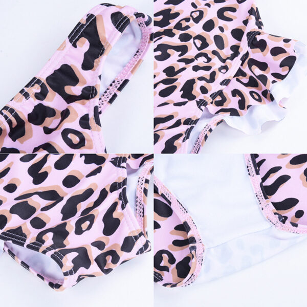 leopard bikini animal one piece swimsuit for girls