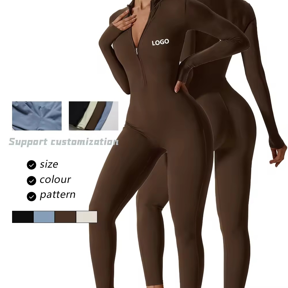 rib jumpsuit in black fitness clothes women one piece plus size