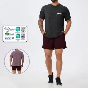 2new fashion custom logo high quality blank washed oversized boxy cropped t shirt men