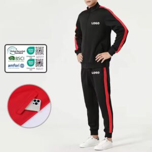 football training long sleeve zipper sports jacket for men sports team jackets